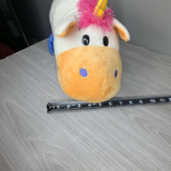 2015 Jay at Play Flip A Zoo Imogen Dragon to Persephone Unicorn Plush Animal 18" - Picture 15 of 16